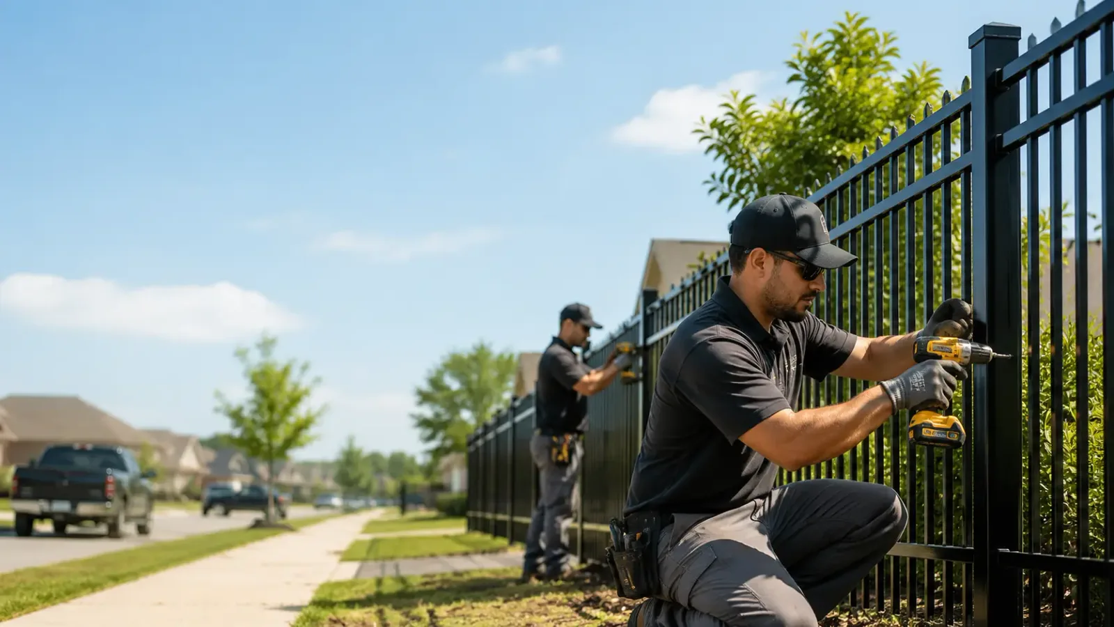 Metal Fence Installation in Roaring Springs, TX